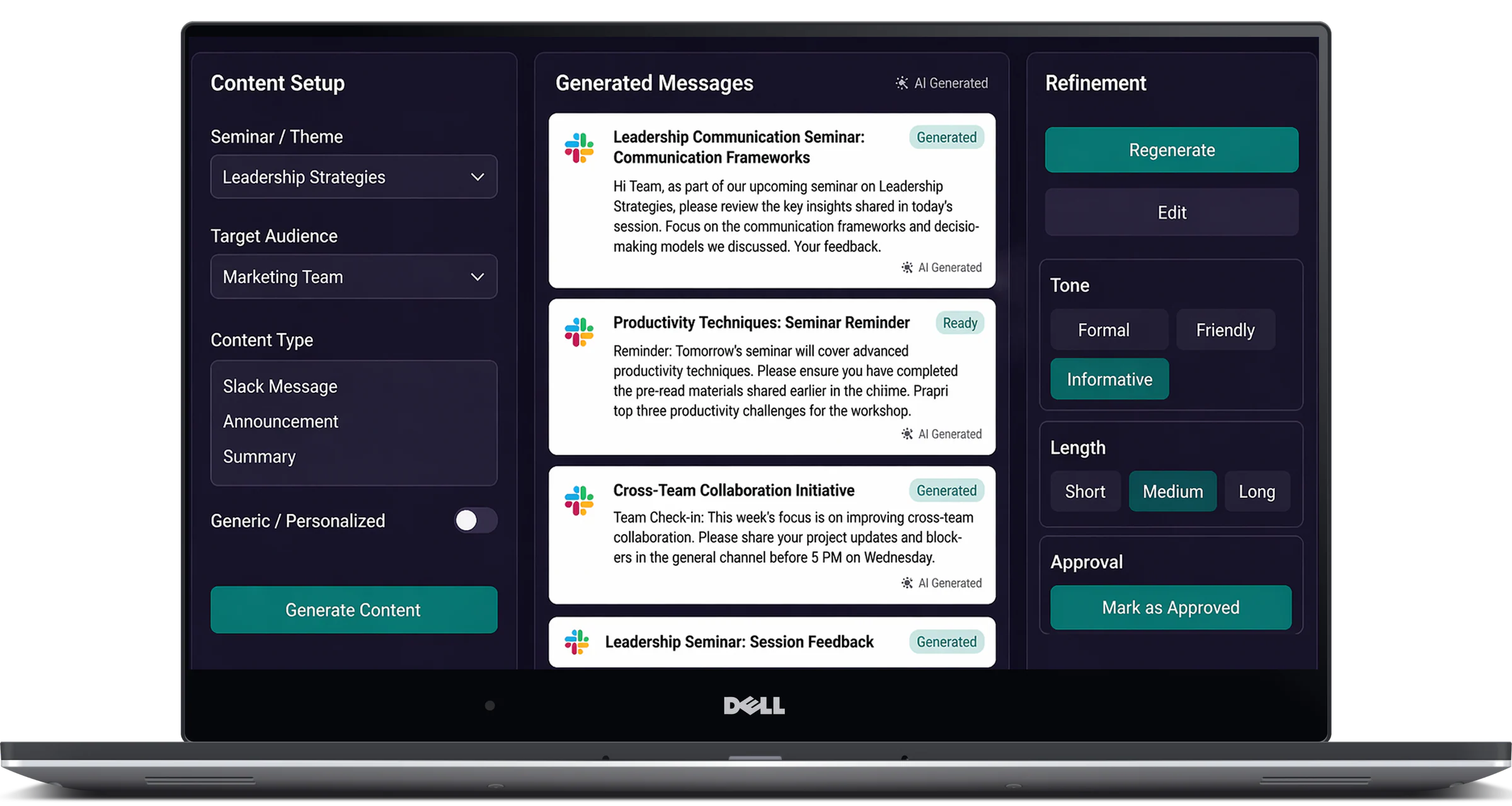 Sales intelligence dashboard